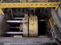 25,000 LB MITCHELL (4) DIE IN LINE TUBULAR CONVEYOR ROLL SHAFT END FORMING MACHINE: STOCK #15296