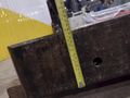 120" X 48" X 6" T-SLOTTED PRESS BOLSTER PLATE: STOCK #22522