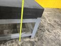 60" X 36" X 8" JC BUSCH PRECISION LAYOUT BLACK GRANITE SURFACE PLATE ON STAND: STOCK #22773