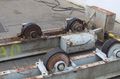 15 TON ARONSON TANK TURNING ROLLS 1 DRIVE & 2 IDLERS: STOCK # 72464