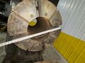 12" HOLLOW SPINDLE DRILCO ROTARY PIPE WELDING POSITIONER W/ MOBILE PIPE STANDS: STOCK #21898