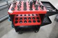 Huot 40 Taper Tool Scoot with (24) CT40 Tool Holders, Step Clamps- Auction Item