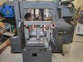 16" dual Coulumn Automatic, Programmable,  horizontal bandsaw, 1,1/2" Blade, Color screen, Large Bandwheels, Chip conveyor, Wash down hose,, Hydraulic Blade tension, Carbide blade guides, Omron controls, Power guide arm, Imported by Hydmech