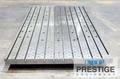 70.75" x 144" x 4" T-Slotted Fixture Plate, Steel, 12 T-Slots, 6.25" Center Distance, #43739