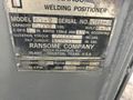 6000 LB RANSOME MODEL #60-P WELDING POSITIONER: STOCK#70391