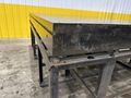 96" X 96" STEEL LAYOUT TABLE / PLATE ON HEAVY DUTY STORAGE RACK BASE: STOCK #11026