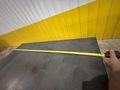 36" X 72" X 9" THICK BLACK GRANITE SURFACE PLATE WITH STAND: STOCK #23490
