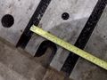 120" X 48" X 6" T-SLOTTED PRESS BOLSTER PLATE: STOCK #22522