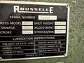 25 TON ROUSSELLE MODEL #3F OBI PRESS,: STOCK #77505