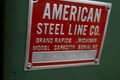 1000 LBS X 18" AMERICAN STEEL LINE COIL REEL: STOCK #73431