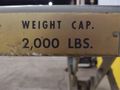 2,000 LBS X 24" X 48" AMERICAN MODEL #P36-020 HYDRAULIC SCISSOR LIFT TABLE, SINGLE PHASE 115V: S