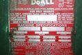 60' DOALL VERTICAL BAND SAW STOCK #63901