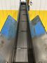8" WIDE X 6' HIGH NEW LONDON ENG MODEL #500 MOTORIZED BELT INCLINED PARTS CONVEYOR: STOCK #20069