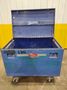 61" X 31" x 39" BLUE STEEL PORTABLE JOB BOX: STOCK 20055