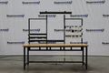 Butcher Block  96″ x 36″ Wood Top Desk w/ Overhead Light