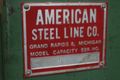 2500 LB X 18" AMERICAN STEEL LINE COIL REEL: STOCK #73432