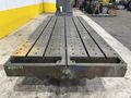 6' X 14'6" HEAVY DUTY T-SLOTTED LAYOUT TABLE ON RAISED BASE: STOCK #21788