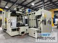 Mitsui Seiki HU80A 5-Axis, X-43", Y-37", Z-35", (2) 32" x 32" Pallets, B-Axis Contouring, 240-ATC, Fanuc 150-M, #43292