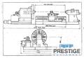 157" x 393" Poreba TZG 400, 100 RPM, 30 Ton Capacity, Threading, Taper, 100 HP, '80 #27429