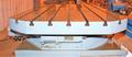 60" x 84"  Cincinnati Gilbert Air Lift Rotary Table, 19.5" Height, 4-Pos.Shot Pins, #29144