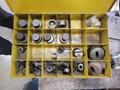Very good condition Geka Hyrocrop 110 ton ironworker, with tons of tooling and "C" channel blades as well as rod shear, angle shear, flat bar shear, coper/notcher and of course punch station, two foot pedals
Boxes of tooling,elec. stop