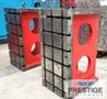 (2) 48" x 24" x 30" Box Type T-Slotted Angle Plates, Ref# 43179