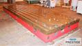 78" x 236" x 15.74" Thick T-Slotted Floor Plate, 8-Slots, Cast Iron, Matched, #30255