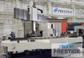 49"/63" Hankook VTB 125C, Pallet Shuttle, Milling, C-Axis, 24 ATC, Fanuc 18T, 2000 #43236