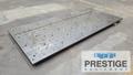 125.5" x 54.5" x 1.5" Drilled & Tapped Steel Fixture Plate, #43889