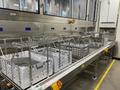 Elma LRS700-VTRLS3 Precision Stainless Steel, Ultrasonic, Conveyor Type, cleaning machine with 7 wash tanks & vacuum dryer, 2007, 3202