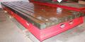 78" x 236" x 16.5" T-Slotted, 8 T-Slots on 10" Centers, 16.55" Thick, Cast Iron, #27522