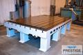 108" x 168" x 36"  T-Slotted Work Table, (Floor Plate) 9 T-Slots, Cast Iron, #31935