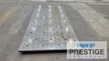 125.5" x 54.5" x 1.5" Drilled & Tapped Steel Fixture Plate, #43889