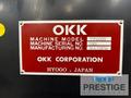 OKK VP9000, X-32", Y-40", Z-22", 51" x 36" Table, 40-ATC, Big Plus CAT 40, 20,000 RPM, 2016 #43397