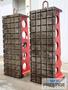 95" x 36" x 36" T-Slotted Angle Plate, 12 Horizontal T-Slots, 5 Vertical T-Slots, Fabricated, Qty 2, #43230