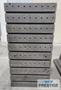 (2) 48" H x 24" W x  36" D, Fabricated T-Slotted Angle Plates, Drilled & Tapped, Ref# 43674