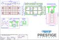 96" x 48" x 9.8" T-Slotted Floor Plate, 9 T-Slots Widthwise, 5 T-Slots Lengthwise, Anchors, #43845