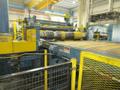 72" x .187" x 50,000# Chicago Triple Injector Head Loop Slitting Line with Braner Banding Line