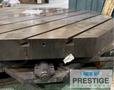 60" X 60" Lucas Air Lift Rotary Table, Octagonal Shape, 12" Height, (8) T-Slots, #32678