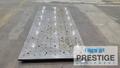 125.5" x 54.5" x 1.5" Drilled & Tapped Steel Fixture Plate, #43889