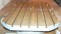 60" x 84"  Cincinnati Gilbert Air Lift Rotary Table, 19.5" Height, 4-Pos.Shot Pins, #29144