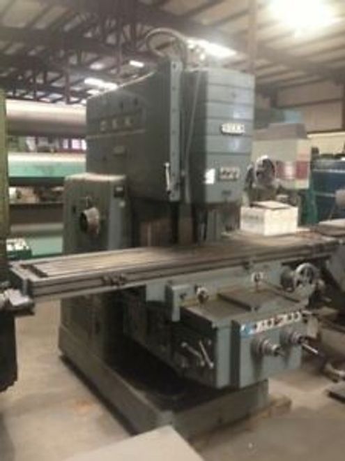 General Specifications:	 Table-W: 17.5" Table-L: 88" Travel-Long: 50" Travel-Cross: 17" Power: 35 HP RPM: 1400 RPM Dimensions: 112" x 96" x 112" Weight: 16,000 lbs