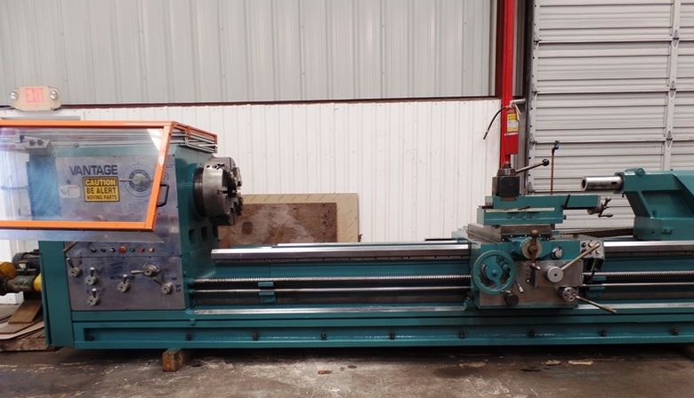 CAPACITY  Swing over bed 31” Swing over cross slide 24” Swing over gap 53” Gap width from headstock 24"  Distance between center 120”  Bed width 22”  HEADSTOCK  Spindle nose  A2-15  Spindle bore 9”     Spindle step18 steps  Spindle speed 4-428 rpm