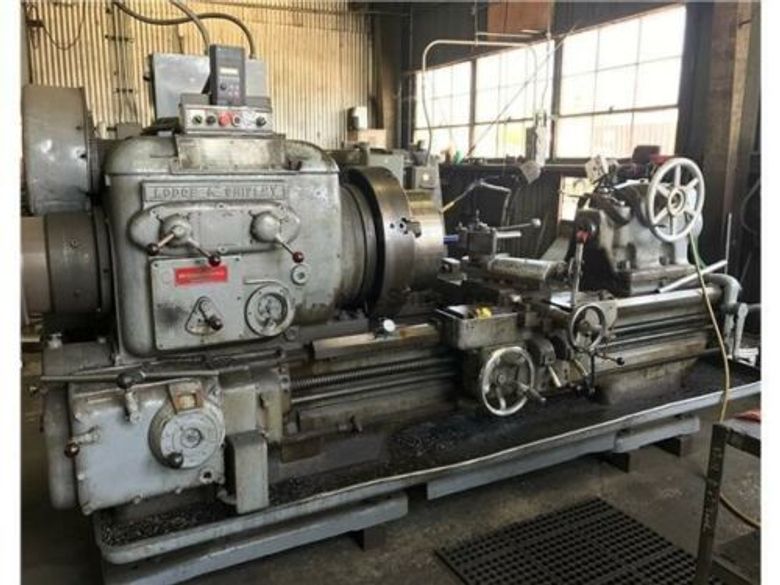 26" CHUCK, 15"X48" VDF DRIVE, 25 HP, 338 RPM, TAPER ATTACHMENT