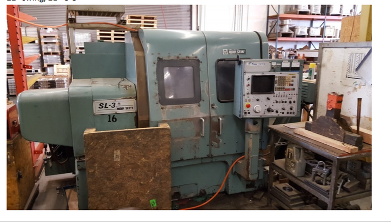1982 Mori Seiki SL-3H Slant Bed CNC Lathe 8" Chuck Fanuc System 6T