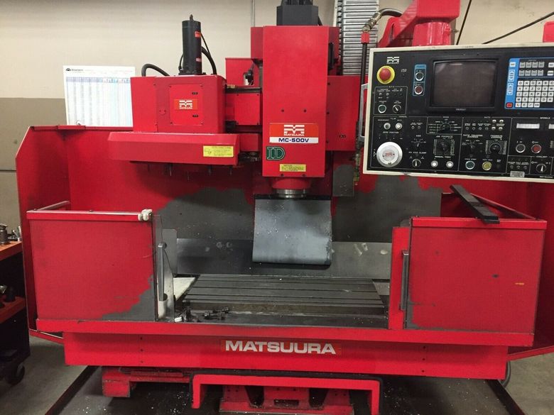 1984 MATSUURA MC-500VS VMC YASNAC MX-2 6000RPM 20ATC
