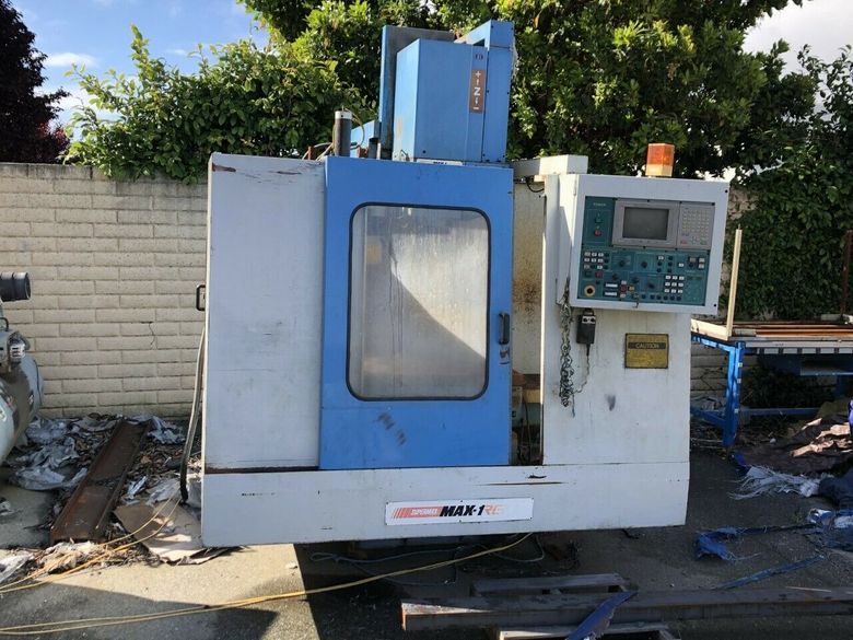 1995 SUPERMAX MAX 1 REBEL 26x16x24 CNC VMC 8KRPM 20ATC Needs Work (Parameters)