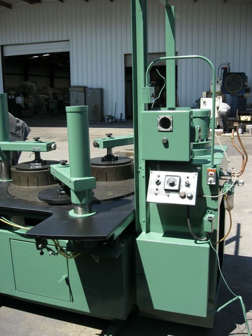 SP-888-48PNLC 4B / Table Diameter                          48”OD  13”ID  Hold Downs                                2 (1 broke)  Hold down disc                          16 7/8”  Hold down size                          20” O.D., 17” I.D.  Hole in the