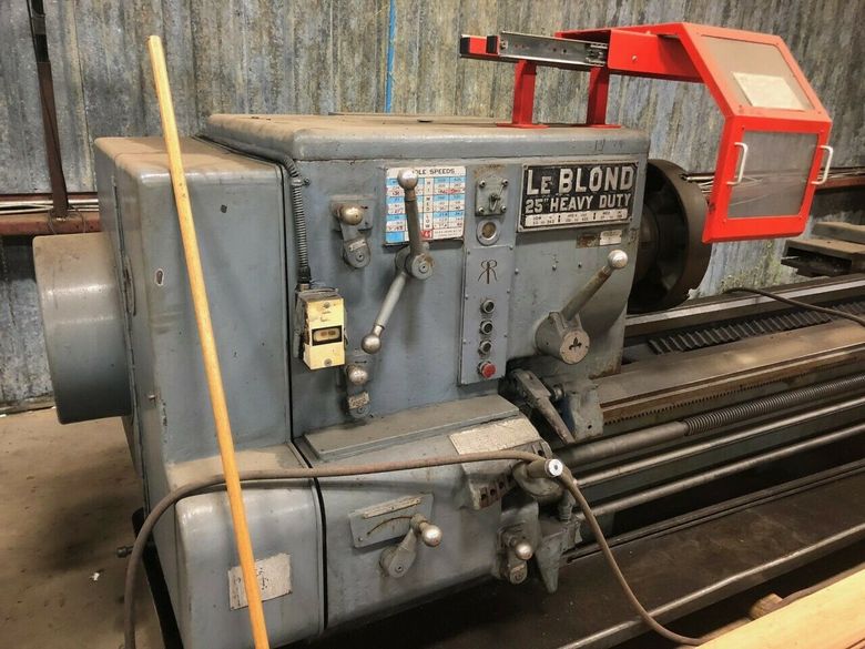 LEBLOND 25" HEAVY DUTY LATHE Steady Rest Tailstock