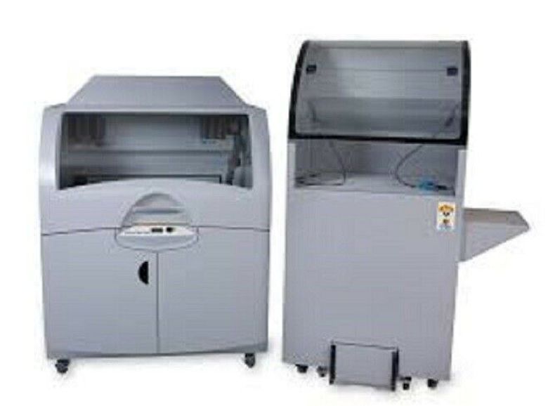 ZCorp ZPRINTER 850 Full Color 3D Printer w Depowdering Station = 3D SYSTEMS ProJet 860 / Includes:  ZPrinter 850 3D Printer 3D Systems Core Recycling Unit 10 Waste Trays Monitor, Keyboard, and Mouse Grease Gun